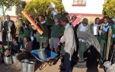 Alweer een vakopleiding van start en een geslaagde garagesale